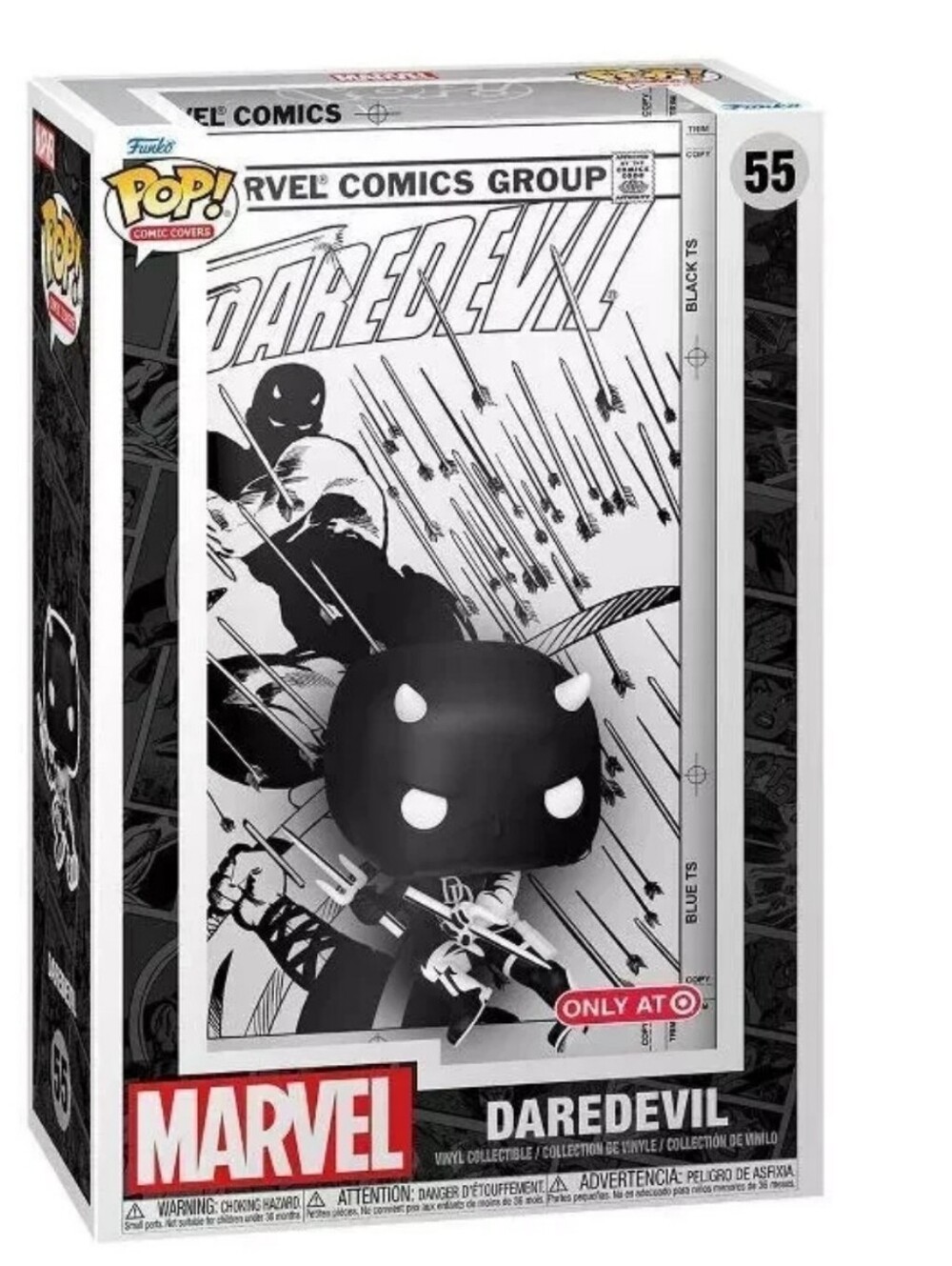 Funko Pop! Marvel Daredevil Black & White Comic Cover Figure - NIB